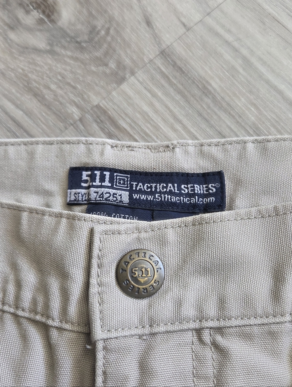 5.11 Tactical Mens Pants Style 74251 Cotton Canvas Khaki Size 32x34 (30x32) - Picture 4 of 11
